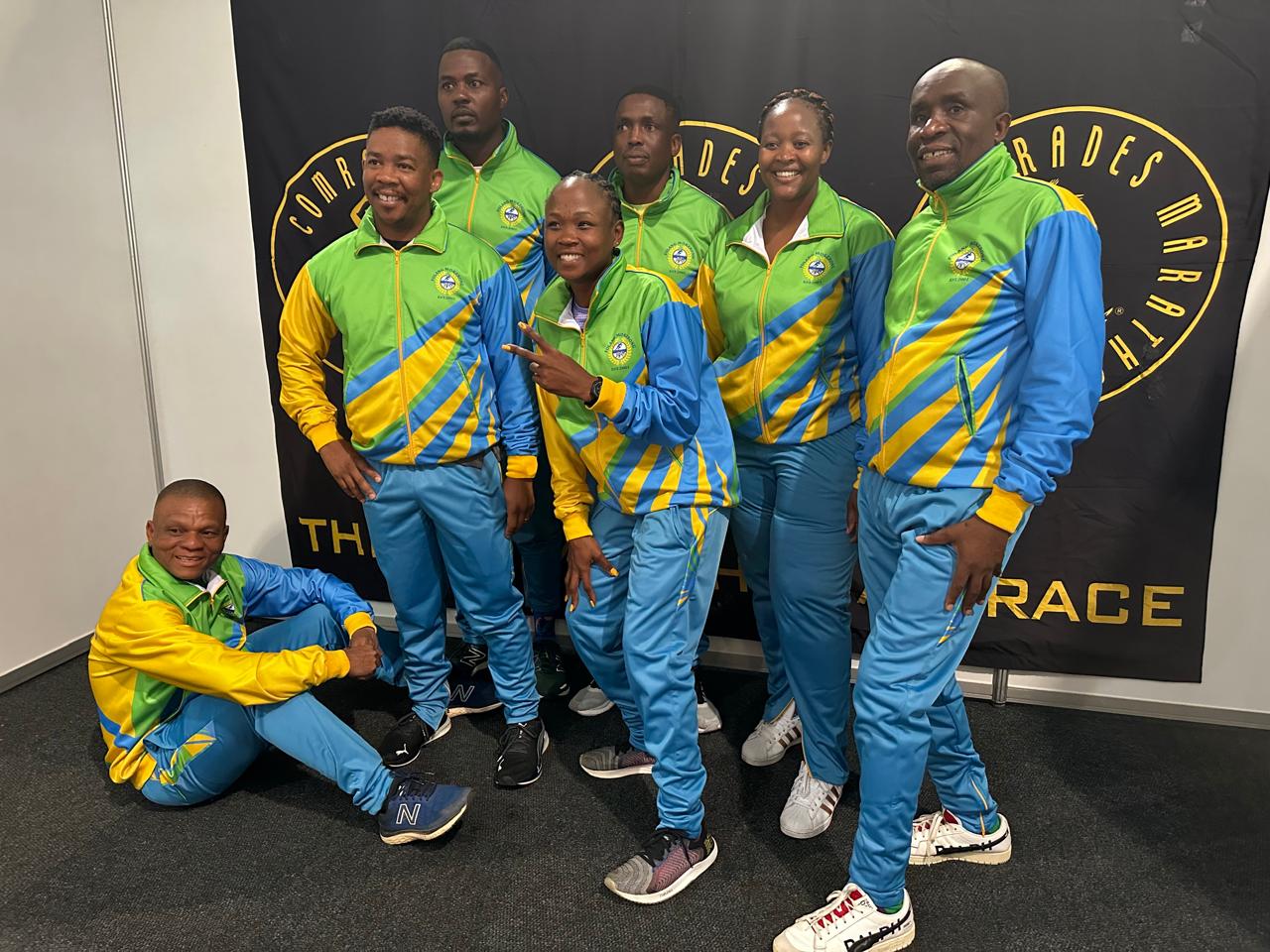 Folang Comrades Marathon team at the Expo